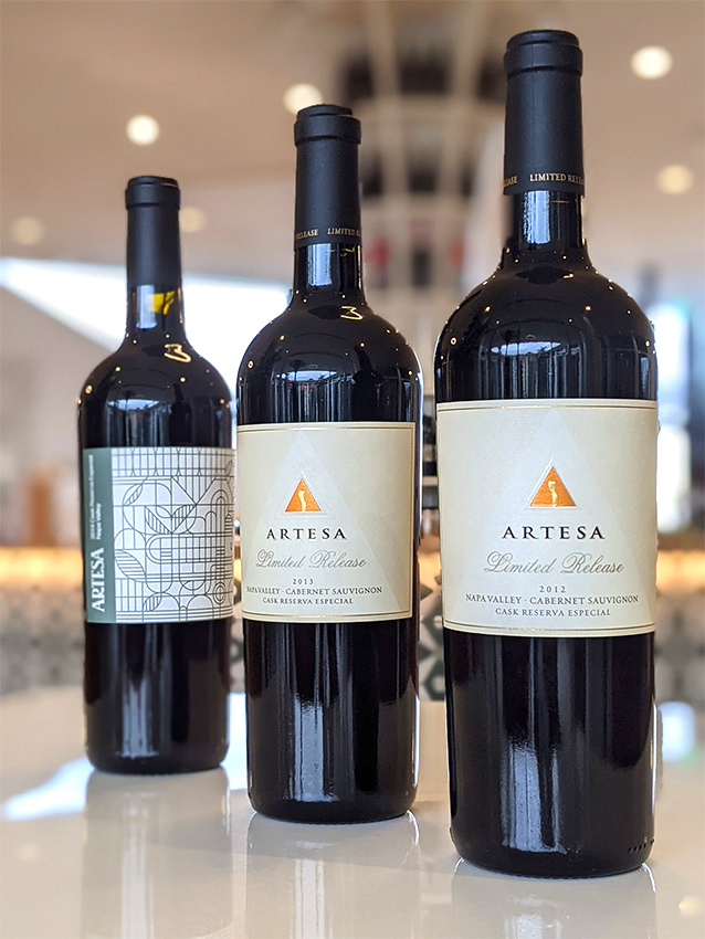 Artesa Wines offered at the Napa Valley Library Wine Auction