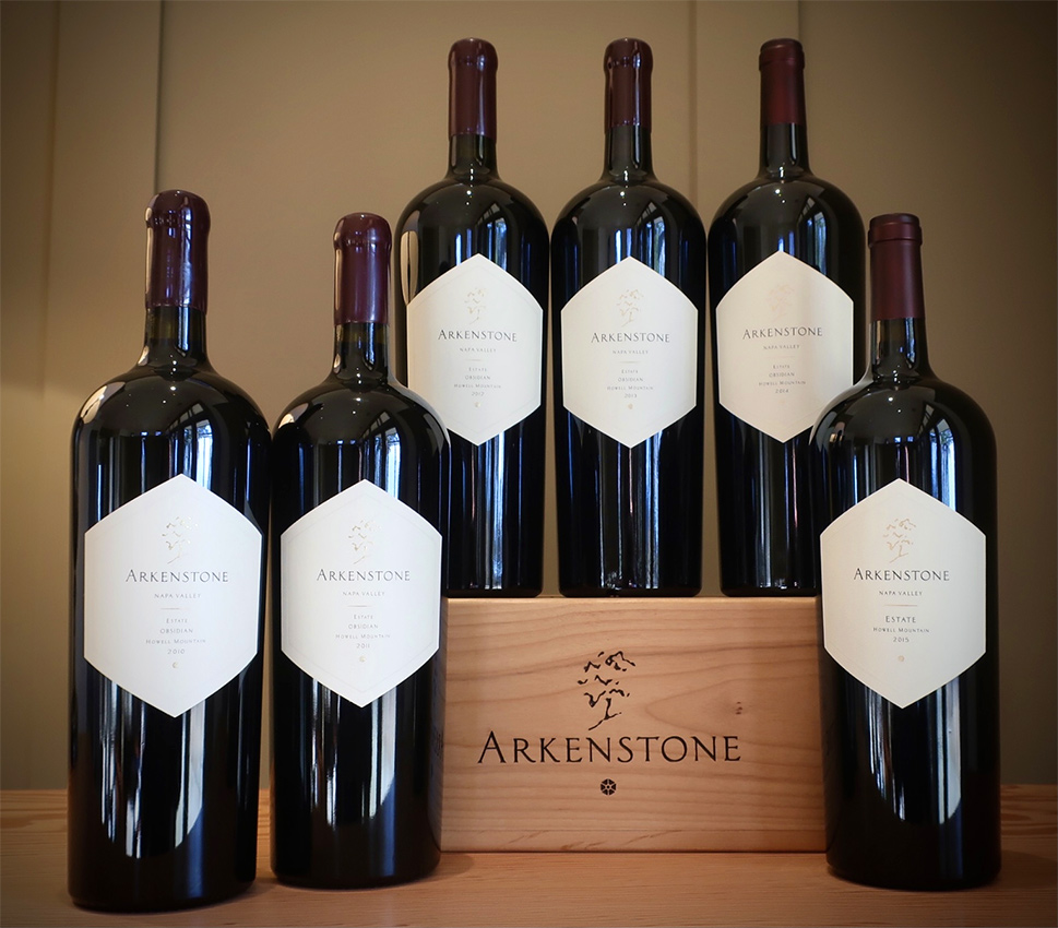 Arkenstone Wines offered at the Napa Valley Library Wine Auction